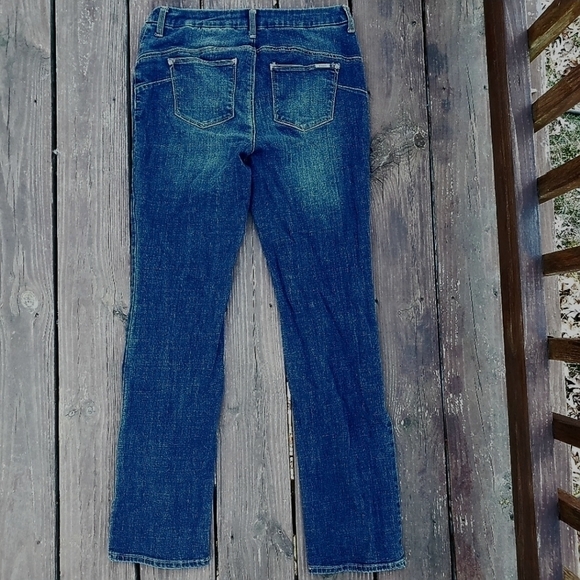 Chico's So Lifting Slim Leg Denim Blue Jeans Women's Small (4) Pants Sandblast - Picture 2 of 8